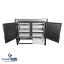 Balcão Refrigerado Estufa 1,25M 2 Placas Com LED Platinum 127v