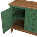 Conjunto Guarda-Roupa Rústico 4 P e 2 G e Cômoda 4 G + 1 P