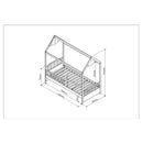 Cama Infantil ou Montessoriana Casinha Encanto