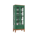 Conjunto Cristaleira 2 P e 1 G com Balcão 4 P de madeira maciça e MDF