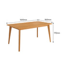 Mesa Madeira Maciça 6 Lugares  Dover - 160 x 90 cm