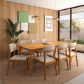 Conjunto Sala de Jantar Com Mesa e 8 Cadeiras Madeira Maciça Dover - 200 x 100cm