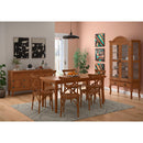 Conjunto sala de jantar com mesa e 6 cadeiras X em Madeira Maciça