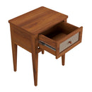 Mesa de Cabeceira Madeira Maciça 1 Gaveta