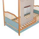 Cama Infantil ou Montessoriana Casinha e Janelinha Encanto