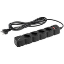 Filtro de Linha 4 Tomadas e 2 Portas Intelbras EPE 204 USB PT+