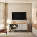 Rack para TV até 55" 1 Porta de Correr Gold Linea Brasil