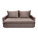 Sofá Fixo 2 Lugares Suede Emily Estofados Campo Grande