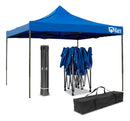 Tenda Sanfonada Gazebo 2x2m Uv Altura Ajustável Bolsa The Black Tools BTG200M azul