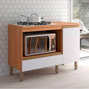 Balcão para Cooktop 1 Porta 1 Gaveta Macadamia Telasul
