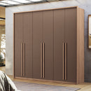 Guarda-Roupa Casal 6 Portas Bater 4 Gavetas Genova Santos Adira