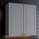 Armário Aéreo 80cm 2 Portas MDF Americana Henn