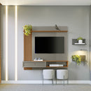 Painel para TV até 55” 1 Porta Basculante Alvorada Linea Brasil