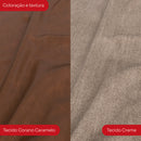 Conjunto de Mesa 6 cadeiras Assento Estofado Natalí Henn