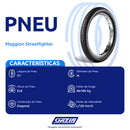 Pneu de Moto 80/100-14 49L Maggion Streetfighter Aro 14TT - Traseiro