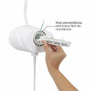 Chuveiro Elétrico Eletrônico 7500w Branco Redondo Top Jet Lorenzetti