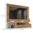 Painel para TV até 55" com Nicho Gold Caemmun