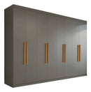 Guarda Roupa Casal 8 Portas 4 Gavetas Paris Espresso Móveis Onix