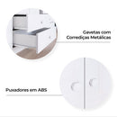 Cômoda Infantil 5 Gavetas MDP com Puxadores ABS Bala de Menta Henn