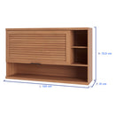 Armário Aéreo 1 Porta Basculante 120cm Macadâmia Telasul