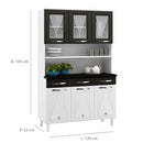 Cozinha Compacta 6 Portas 3 Gavetas Star Telasul