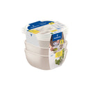 Conjunto de Potes Mixcolor 600 ml 3 Peças em Polipropileno Tramontina