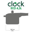 Panela de Pressão Clock Alumínio Polida 4,5L Eco