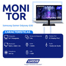 Monitor Gamer Samsung Odyssey G30 VA 24" Wide Full HD HDMI LS24BG300ELMZD