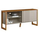 Rack para TV até 55" 1 Porta de Correr Gold Linea Brasil