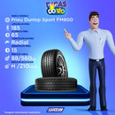 Pneu Dunlop Sport FM800 Aro 15 185/65R15 88H Assimétrico Radial