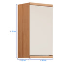 Armário Aéreo 1 Porta MDF Simples Bless Linea Brasil