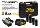 Chave De Impacto 21v Brushless Com Maleta Jogo De 46 Soquete