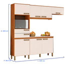 Cozinha Compacta 7 Portas 2 Gavetas B107 Briz