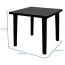 Mesa de Polipropileno Quadrada de 4 Lugares Sancho Tramontina