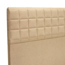 Cabeceira Casal 140cm Suede Roma Gazin