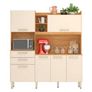 Cozinha Compacta 6 Portas 2 Gavetas Select Demobile