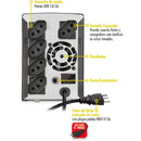 Estabilizador SMS Progressive III 2000VA 5 tomadas Fusível Rearmável 16217