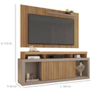 Rack com Painel Para TVs até 60" MDP 2 Portas New Oscar Caemmun