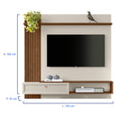 Painel para TV até 55” 1 Porta Basculante Alvorada Linea Brasil