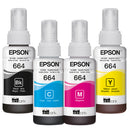 Refil para Tanque de Tinta Epson Preto NºT664 até 4.000 Páginas T664120-AL