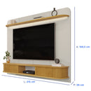 Painel para TV até 75" 2 Portas LED DJ Móveis Capri