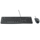 Combo Teclado e Mouse Com Fio Logitech MK120 USB Com fio