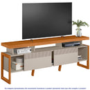 Rack para TV até 70" 2 Portas de Correr MDP e MDF Esmeralda Linea Brasil