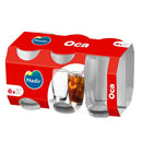 Conjunto de Copos 6 Peças de Vidro 300mL Nadir Oca