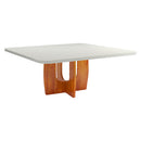 Conjunto de Mesa 8 Cadeiras Tampo MDF Vidro Luxury Bom Pastor