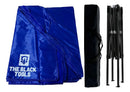 Tenda Sanfonada Gazebo 2x2m Uv Altura Ajustável Bolsa The Black Tools BTG200M azul