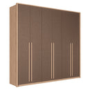 Guarda-Roupa Casal 6 Portas Bater 4 Gavetas Genova Santos Adira