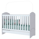 Berço Multifuncional Mini Cama Bala de Menta Henn