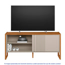 Rack para TV até 55" 1 Porta de Correr Gold Linea Brasil