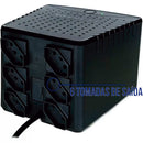 Estabilizador TS Shara Powerest Home 1000VA 6 Tomadas Filtro de Linha 9007